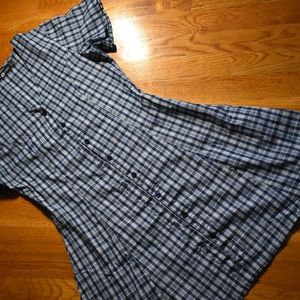 Blue A line Skater Dress